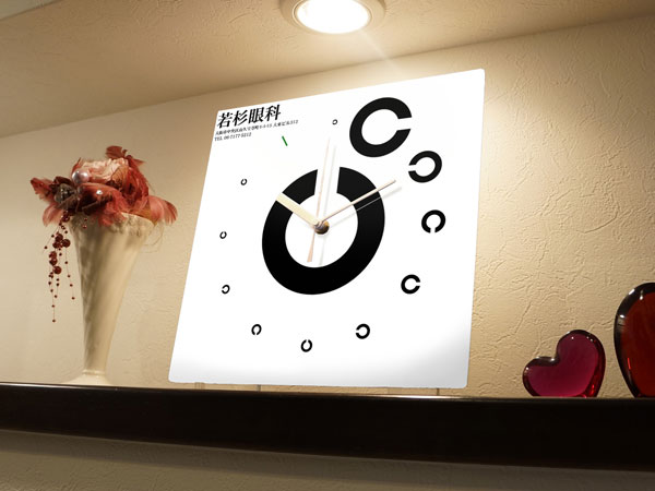 【視力検査】眼医者さん、メガネ屋さん向け ランドルト環 時計の写真